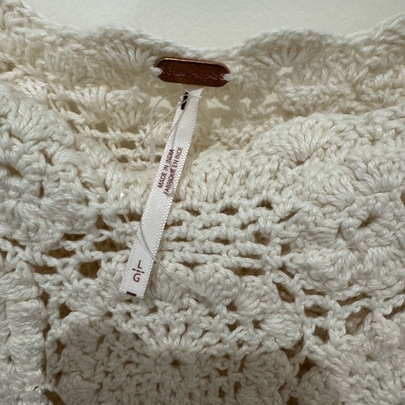 Free People Crochet Crop Top NWOT - Picture 4 of 5